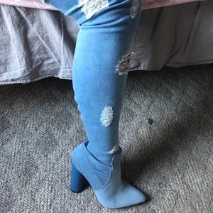 Fashion Nova Jean Boots